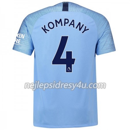 Fotbalový Dres Manchester City Kompany 4 Domácí 2018/19